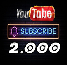 YouTube 2.000 Subscribers