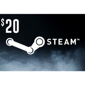 Steam Wallet 20$ USA (Stockable)