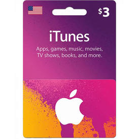 ITunes Gift Card 3 USD (USA)