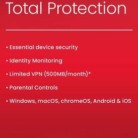 McAfee Total Protection (2023) 1 Device 1 Yea