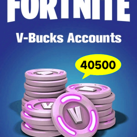 New Epic account with 40,500 Fortnite V-Bucks