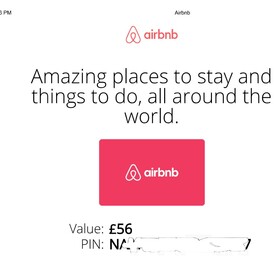 Airbnb E Gift card code