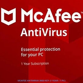 McAfee AntiVirus (2024) 1 Device 1 Year