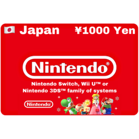 Nintendo eShop Japan ¥1000 Yen Gift Card