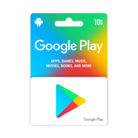 Google Play USA 10 USD