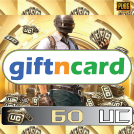 60 UC Code 1 Year - PUBG Mobile - GiftnCard