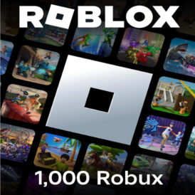 Roblox 1000 Robux Gift Card Global All Region