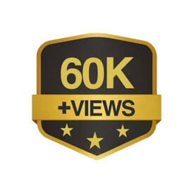 60K Youtube Video Views Good Quality