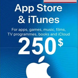 ITunes Gift Card USِA 250$ Stockable