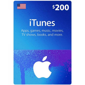 iTunes Gift Card 200 USD (USA)