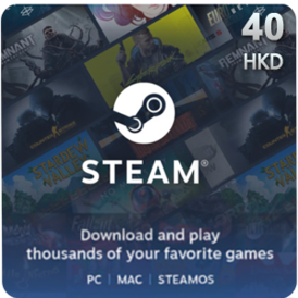 Hong Kong Steam Wallet Gift Card 40 HKD